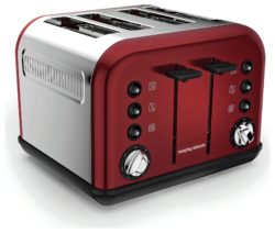 Morphy Richards - Toaster - 242030 Accents - 4 Slice - Red